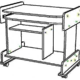 Стол компьютерный СК 1-2